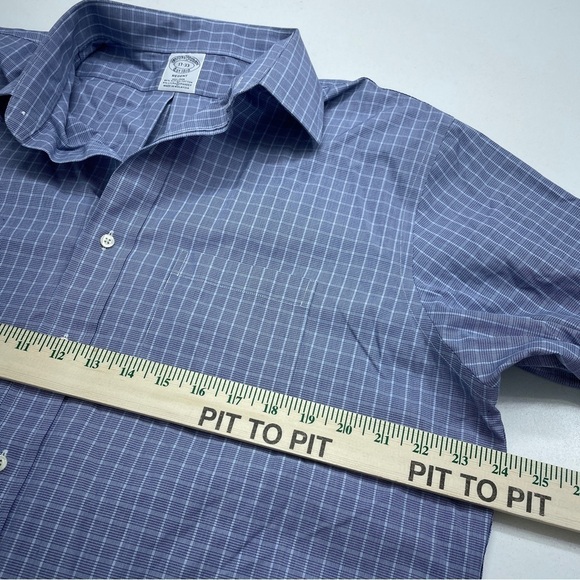 Brooks Brothers Mens Size 17 Regent Long Sleeve Button Down Shirt - Picture 4 of 5